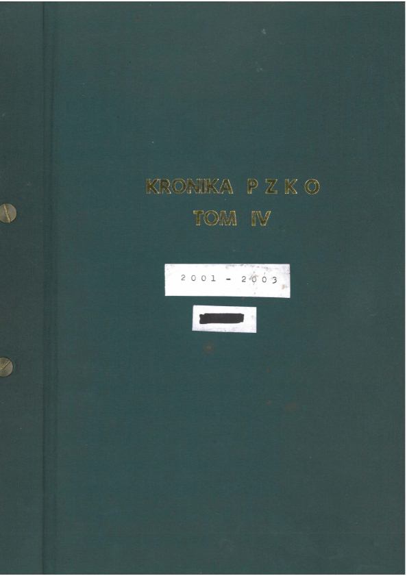 Kronika PZKO Błędowice tom IV